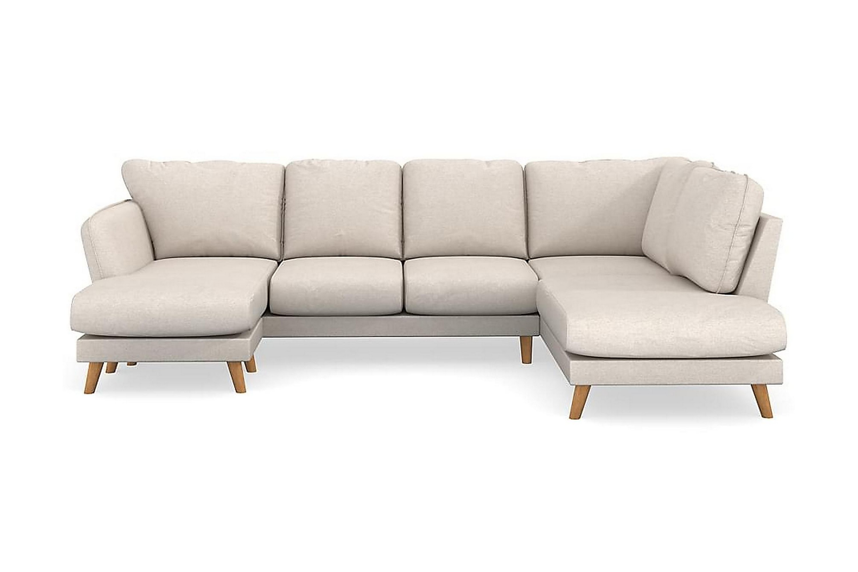 Trend Lyx U-soffa med Divan Vänster - Beige