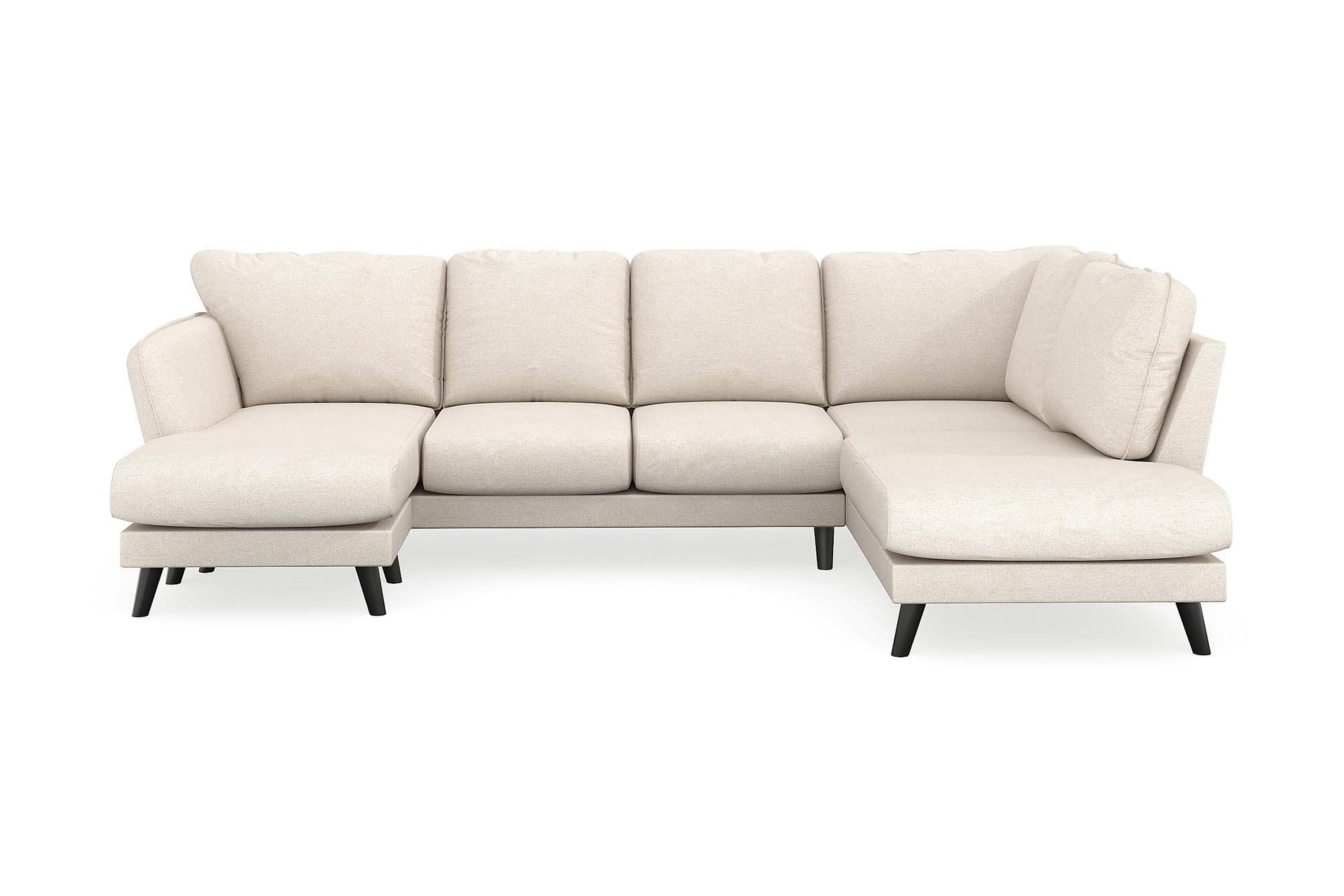 Trend Lyx U-soffa med Divan Vänster - Beige