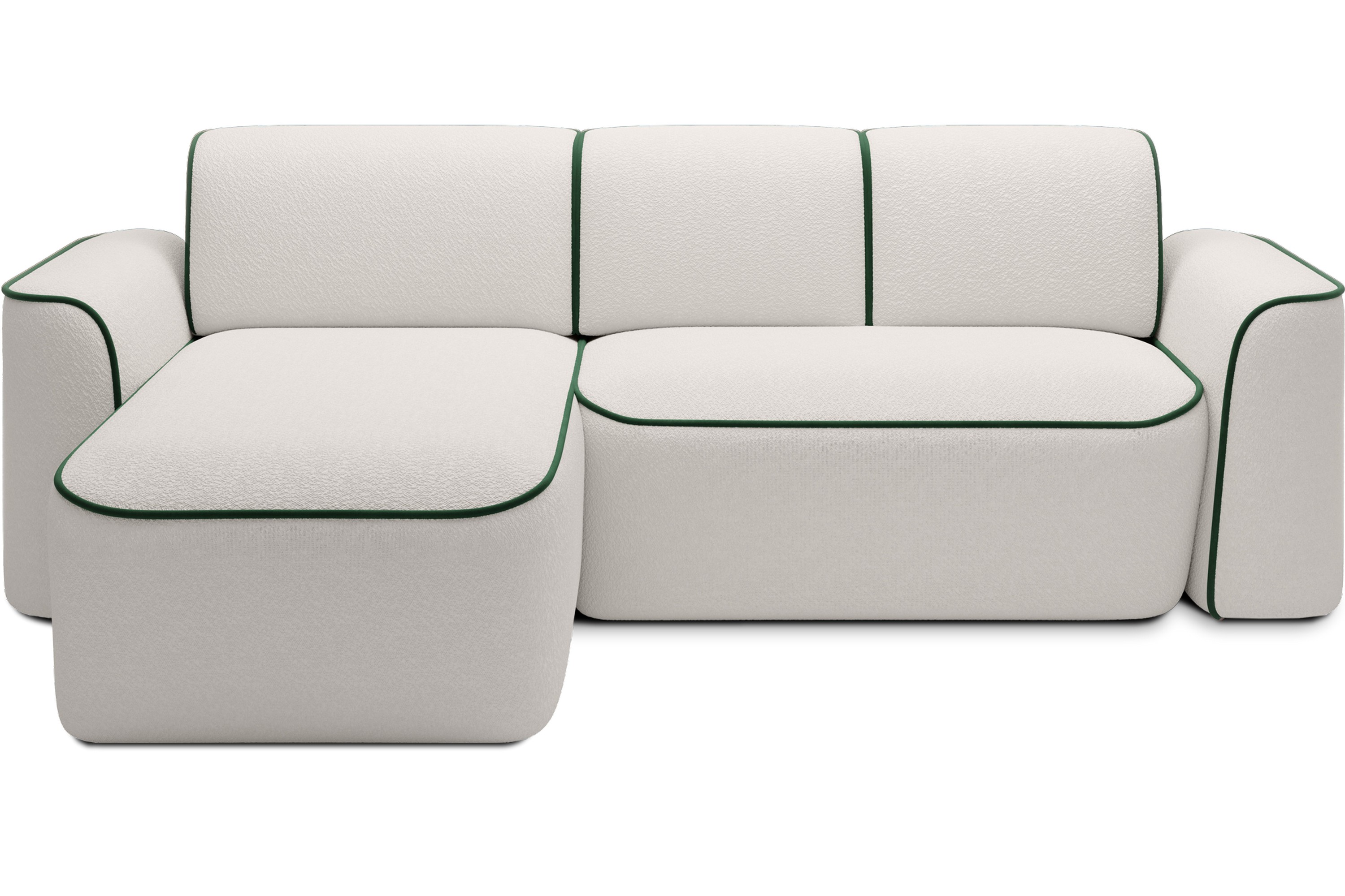 Ume 4-sits Soffa med Divan - Vit CO-UME-LT-01ROY-38RIV