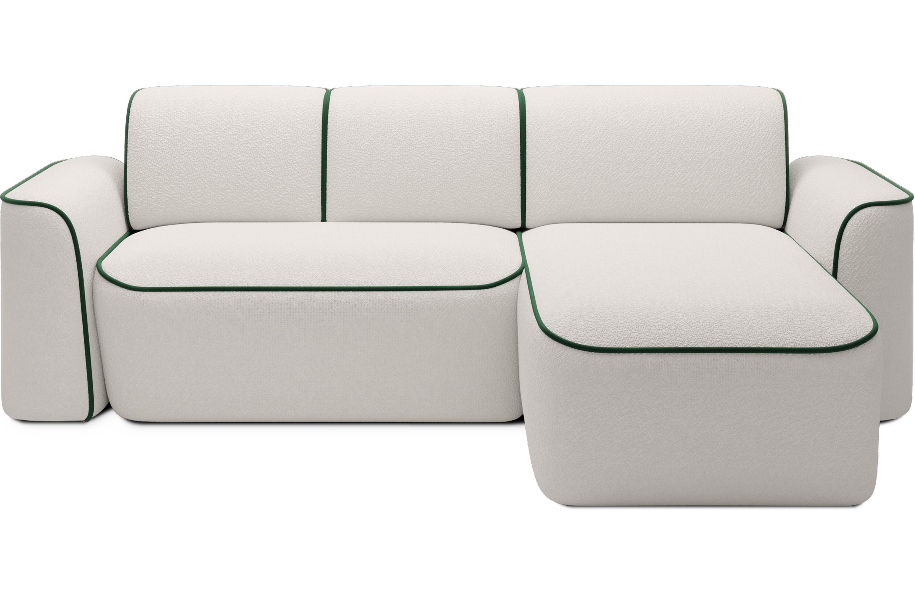 Ume 4-sits Soffa med Divan - Vit CO-UME-RT-01ROY-38RIV