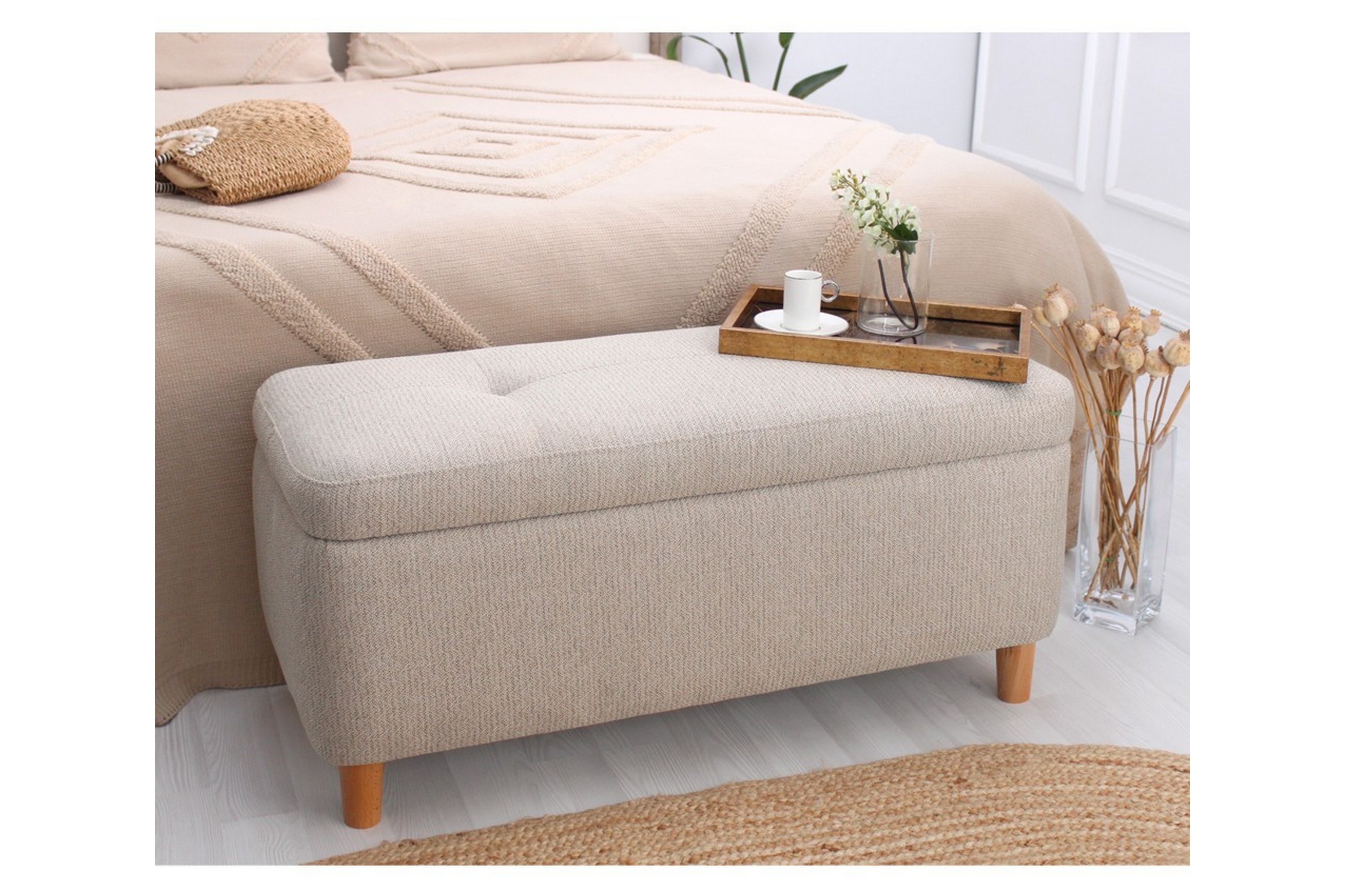 Mansi Sittpuff 100 cm - Beige 209FLF1387