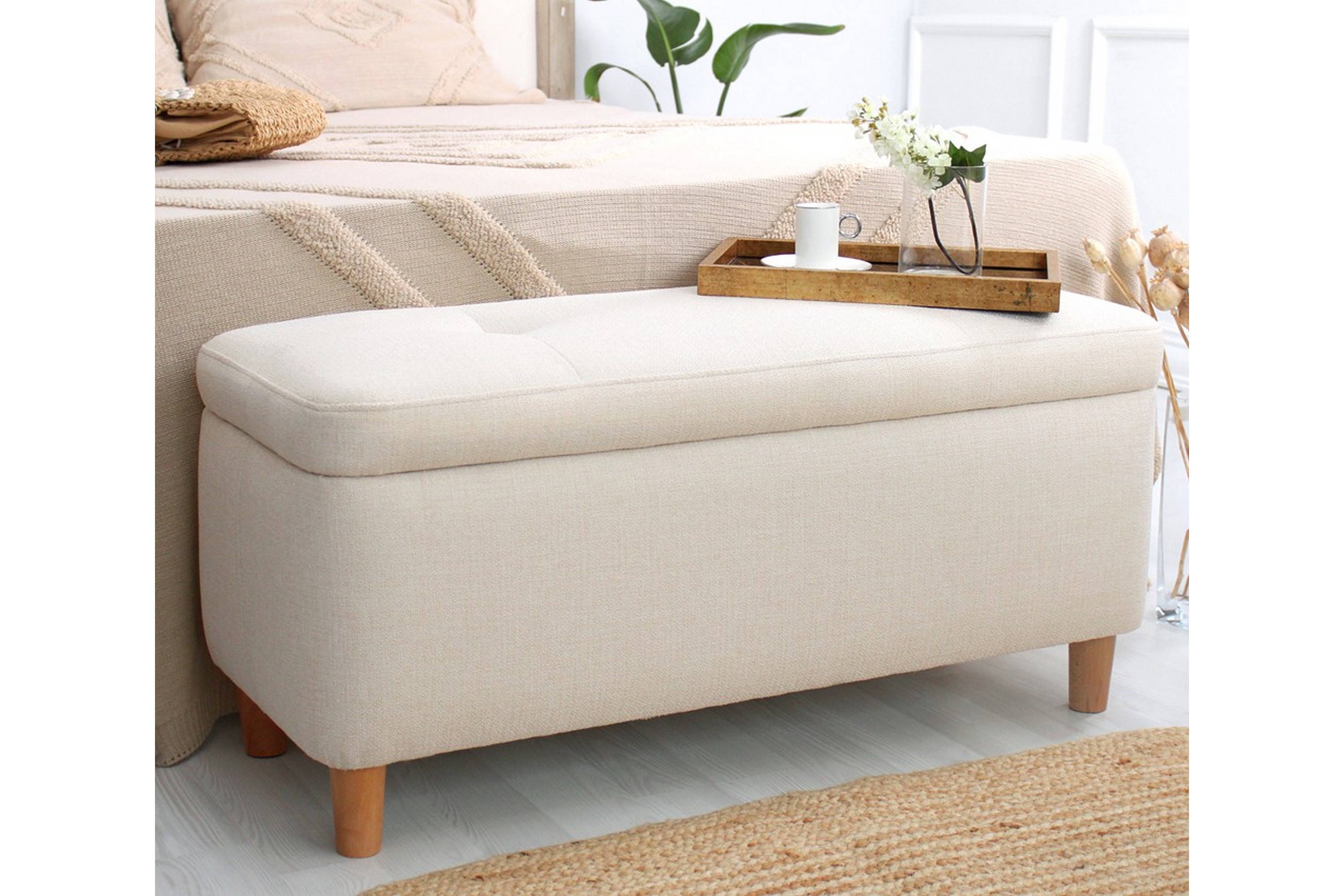 Mansi Sittpuff 100 cm - Cream 209FLF1385