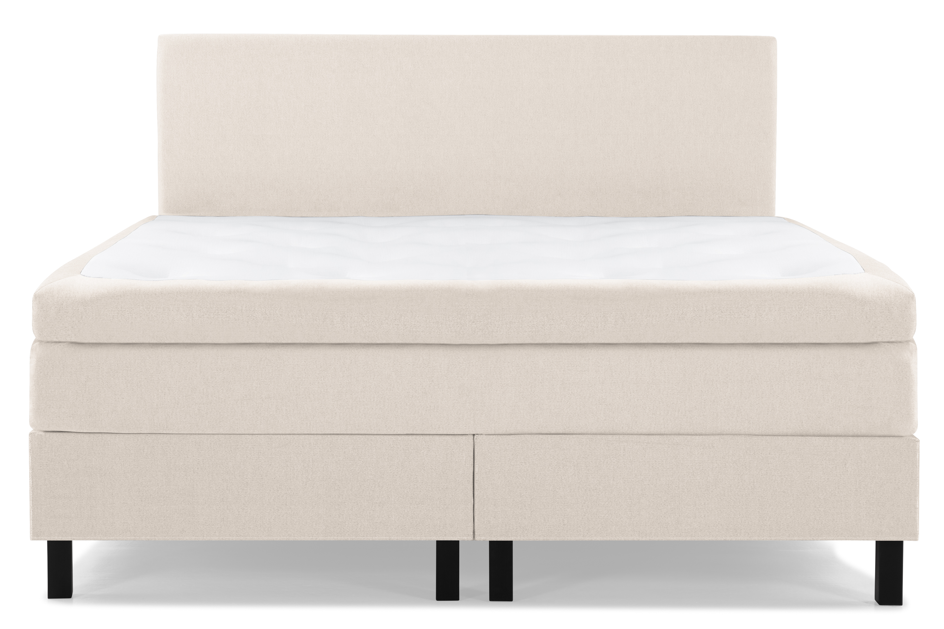 Bedly Lucky Komplett Sängpaket 180x200 Polyeter Slät Sänggavel - Beige