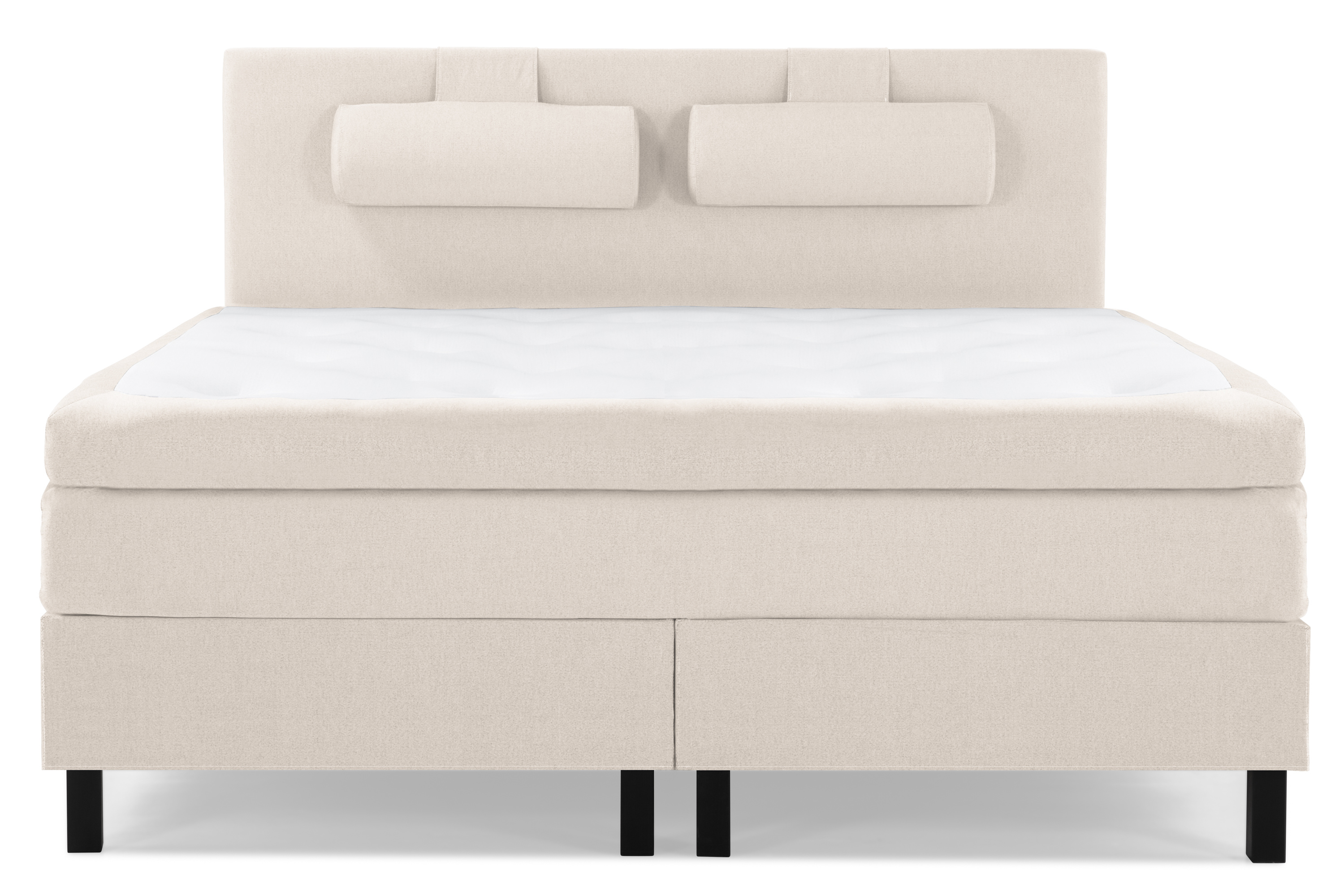 Bedly Lucky Komplett Sängpaket 180x200 Polyeter Slät Sänggavel - Nackkudde Stor Beige