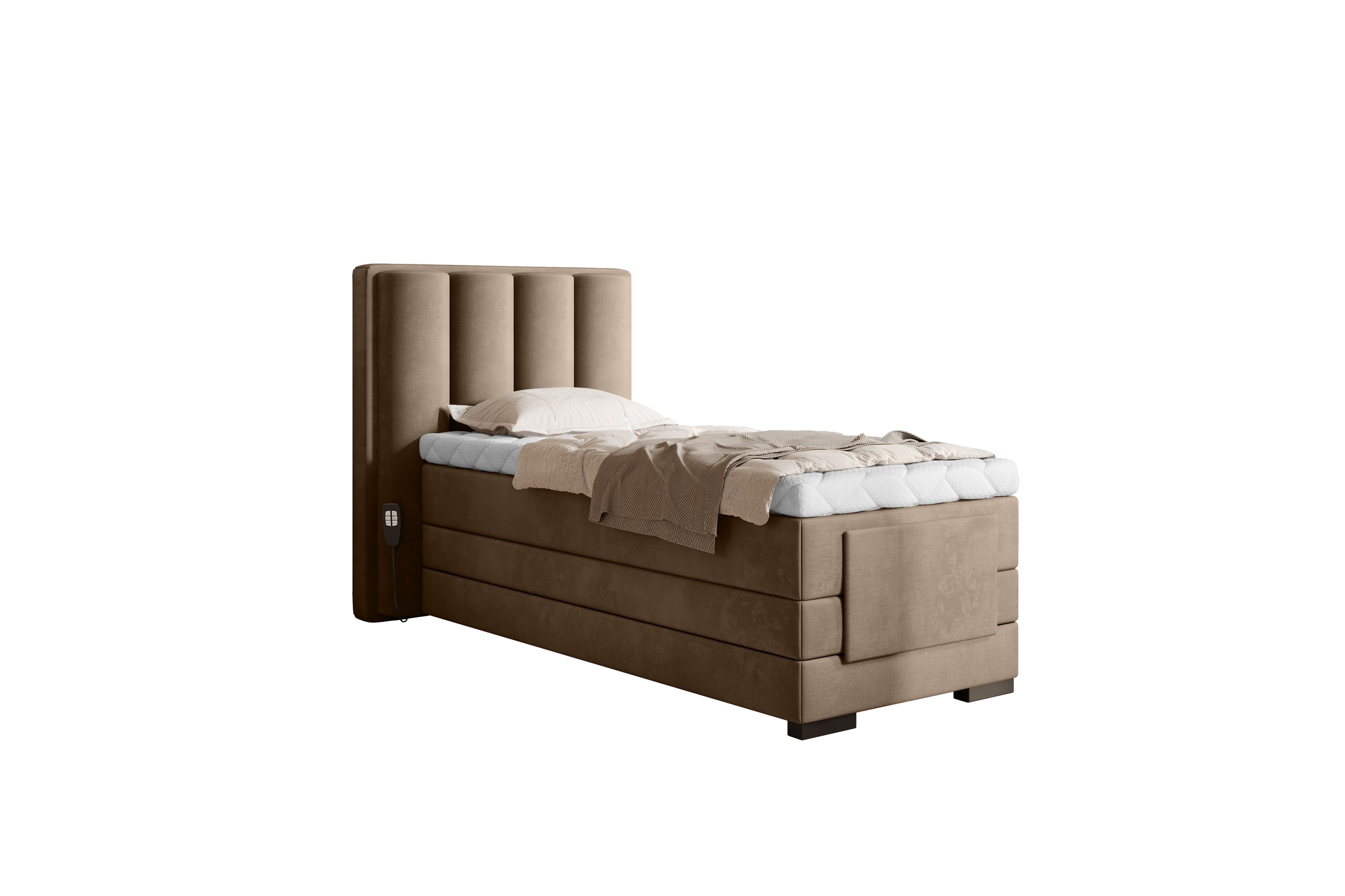 Banti Ställbar Kontinentalsäng 90x200 cm - Beige BO-VER-20NU_0.9