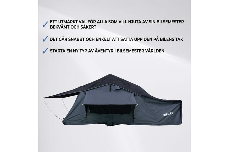 Trekker Taktält Cabin L - Grå - Sport & fritid - Camping & vandring - Tält