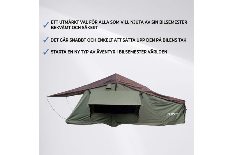 Trekker Taktält Cabin L - Svart - Sport & fritid - Camping & vandring - Tält