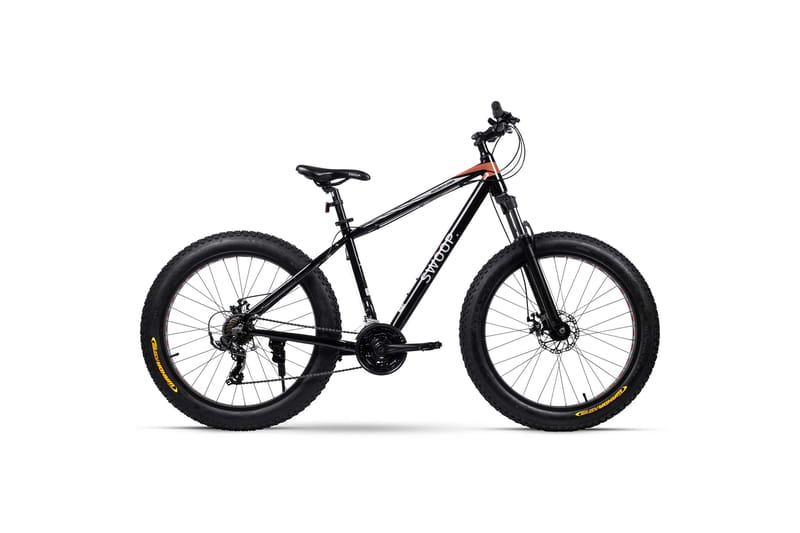 Swoop Cykel Adventurer Fatbike 26 - Svart - Sport & fritid - Friluftsliv - Cyklar - Elcykel