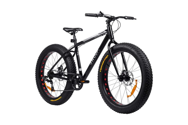 Swoop Cykel Tourer Fatbike 26 - Svart - Sport & fritid - Friluftsliv - Cyklar - Cykeltillbehör