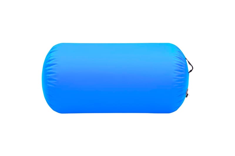 Uppblåsbar gymnastikrulle med pump 120x75 cm PVC blå - Blå - Gymgolv & pusselmatta