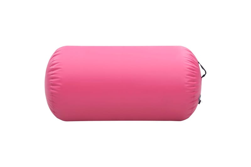 Uppblåsbar gymnastikrulle med pump 120x90 cm PVC rosa - Rosa - Gymgolv & pusselmatta