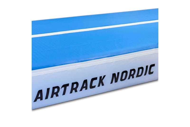 Airtrack Nordic Deluxe 10x1 m - Blå|Vit - Gymnastikmatta & Airtrack