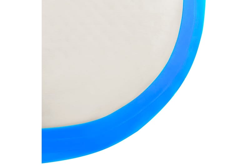 Uppblåsbar gymnastikmatta med pump 300x100x15 cm PVC blå - Blå - Gymnastikmatta & Airtrack