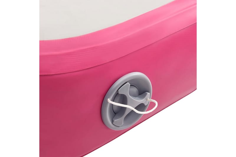 Uppblåsbar gymnastikmatta med pump 60x100x10 cm PVC rosa - Rosa - Sport & fritid - Hemmagym - Träningsredskap - Gymnastikmatta & Airtrack