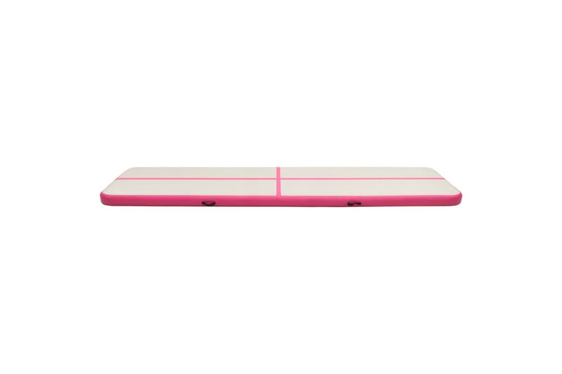 Uppblåsbar gymnastikmatta med pump 700x100x20 cm PVC rosa - Rosa - Sport & fritid - Hemmagym - Träningsredskap - Gymnastikmatta & Airtrack