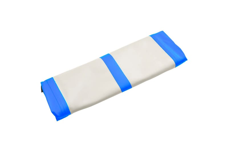 Uppblåsbar gymnastikmatta med pump 600x100x20 cm PVC blå - Blå - Sport & fritid - Hemmagym - Träningsredskap - Gymnastikmatta & Airtrack