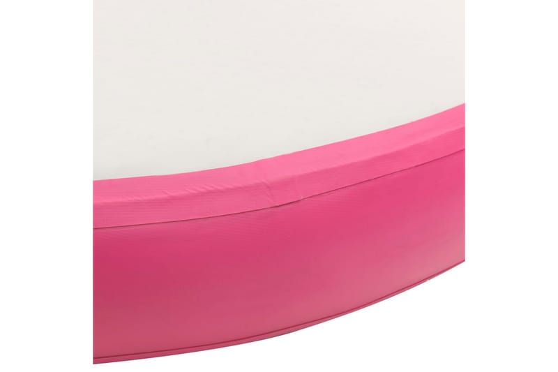 Uppblåsbar gymnastikmatta med pump 100x100x10 cm PVC rosa - Rosa - Gymnastikmatta & Airtrack