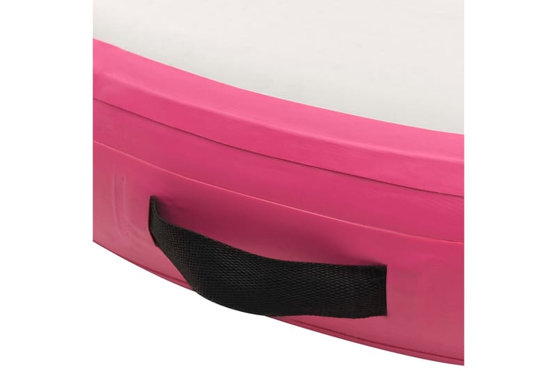 Uppblåsbar gymnastikmatta med pump 100x100x15 cm PVC rosa - Rosa - Sport & fritid - Hemmagym - Träningsredskap - Gymnastikmatta & Airtrack