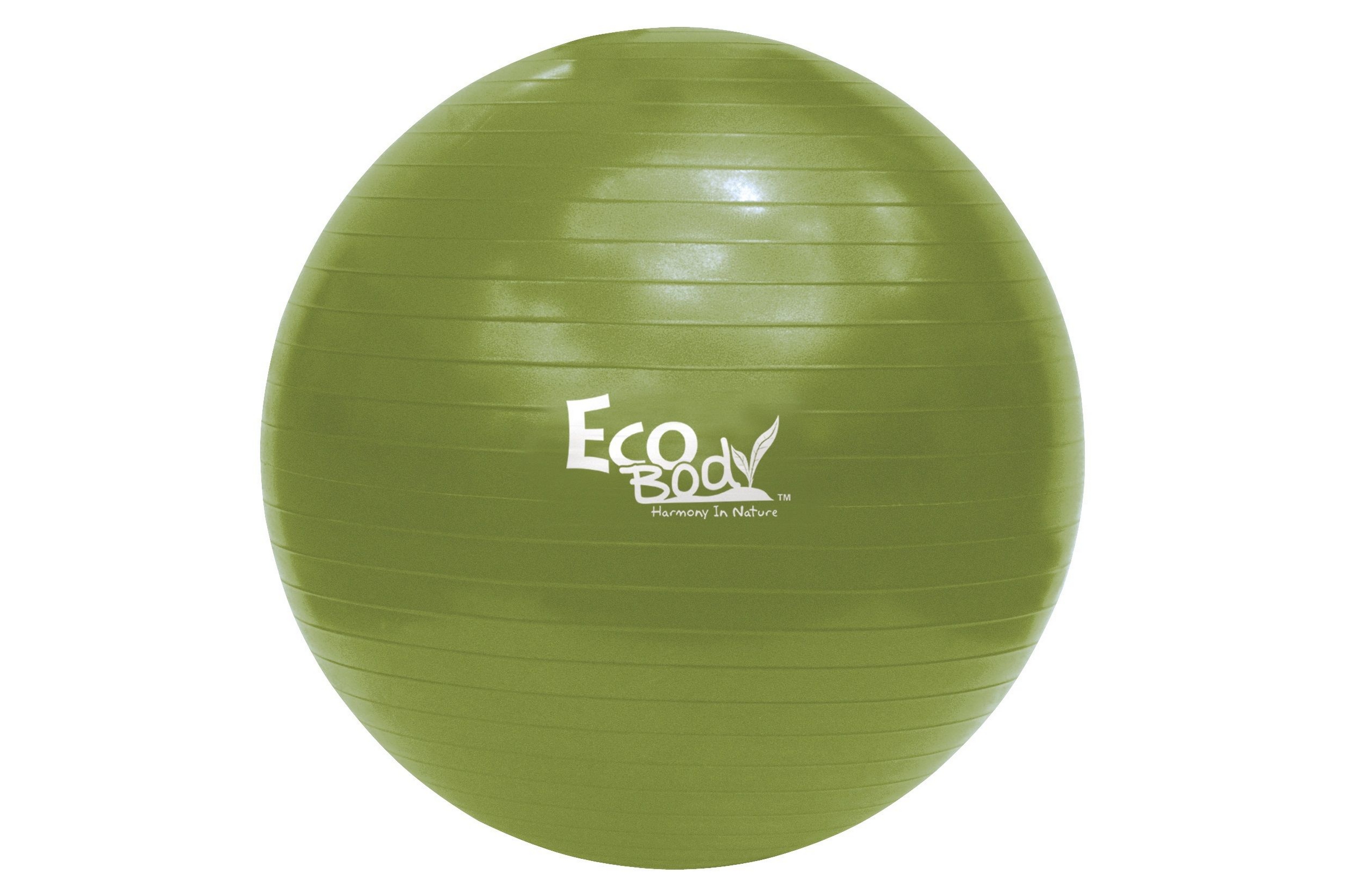 Ecobody Yogaboll 75cm - Grön|Grå Pilatesboll Grå,Grön Plast