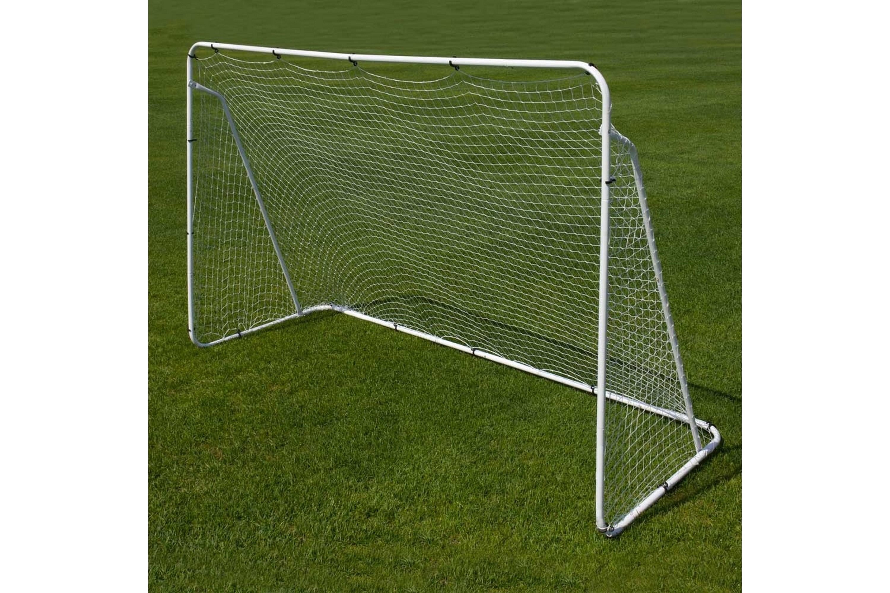 2 x Prosport Fotbollsmål Real 240x150 cm - Svart Utomhusspel Vit