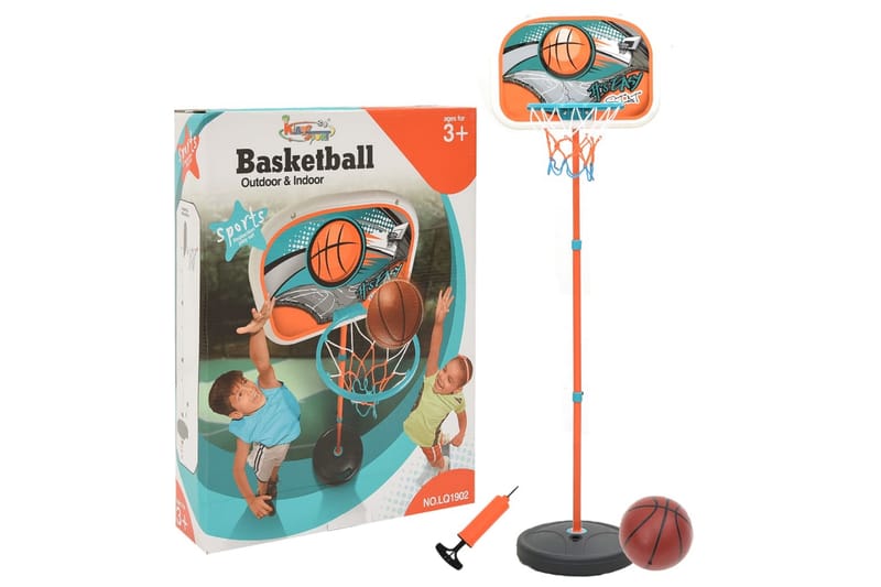 Flyttbar basketkorg justerbar 133-160 cm - Flerfärgad - Sport & fritid - Lek & sport - Utomhusspel