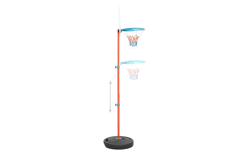 Flyttbar basketkorg justerbar 133-160 cm - Flerfärgad - Sport & fritid - Lek & sport - Utomhusspel