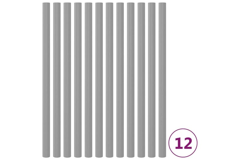 Skumrör till studsmatta 12 st 92,5 cm grå - Grå - Studsmatta