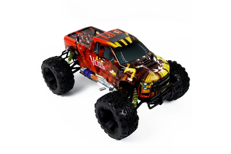 React RC-Bil New Tiger Nitro, 4WD - Svart/Orange - Lekplats & lekplatsutrustning - Radiostyrd bil - Radiostyrt