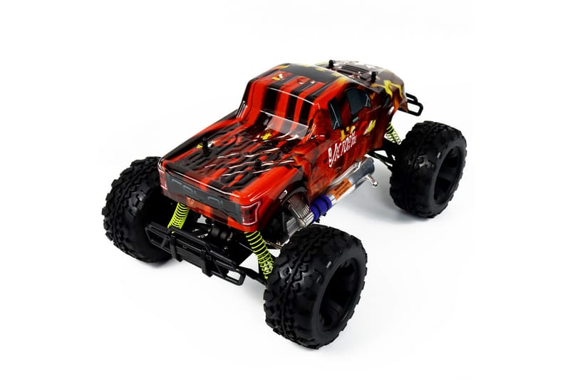 React RC-Bil New Tiger Nitro, 4WD - Svart/Orange - Lekplats & lekplatsutrustning - Radiostyrd bil - Radiostyrt