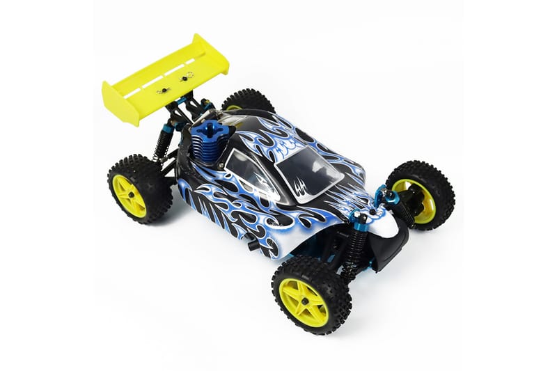 React RC-Bil Rtr SUPer Nitro, 4WD - Svart/Gul - Lekplats & lekplatsutrustning - Radiostyrd bil - Radiostyrt