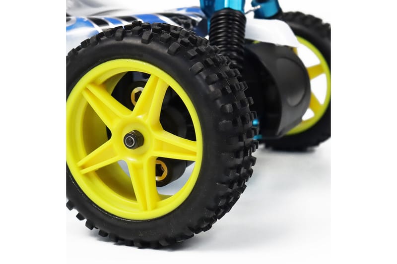 React RC-Bil Rtr SUPer Nitro, 4WD - Svart/Gul - Lekplats & lekplatsutrustning - Radiostyrd bil - Radiostyrt