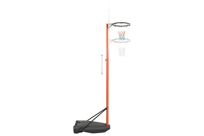 Flyttbar basketkorg justerbar 180-230 cm - Flerfärgad - Utomhusspel