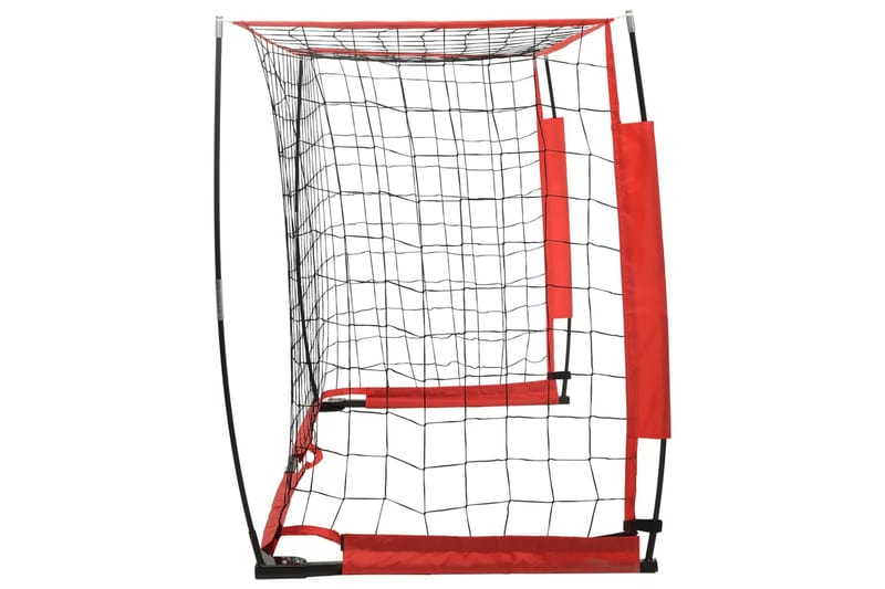 Fotbollsmål 184x91x124,5 cm stål - Svart - Utomhusspel