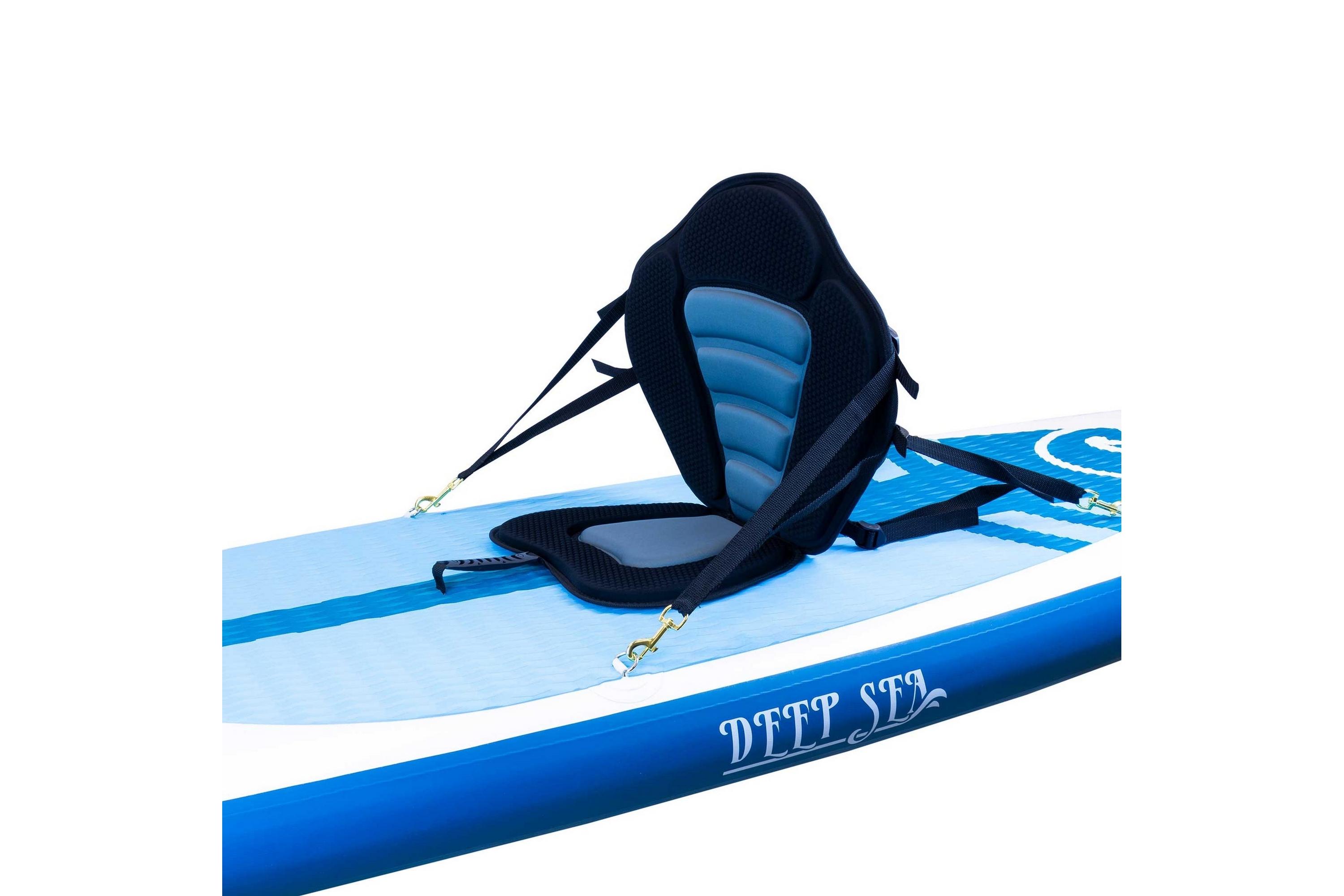 Deep Sea SUP Bräda Kayak set - Svart|Blå & paddleboard Blå,Svart Tyg