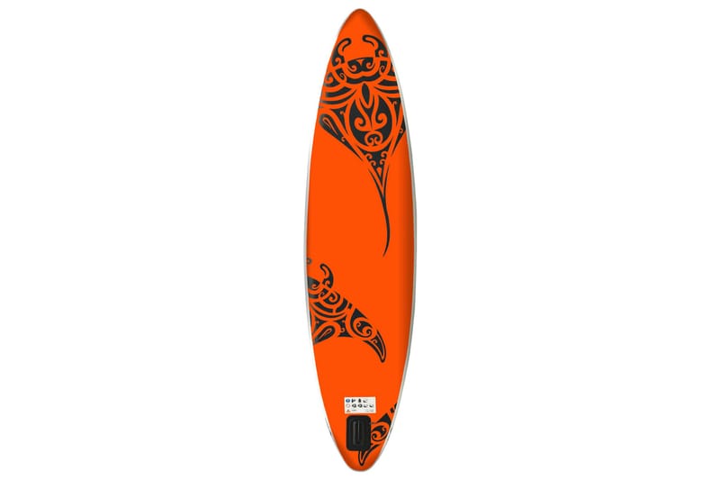 SUP-bräda uppblåsbar 305x76x15 cm orange - Orange - SUP & paddleboard