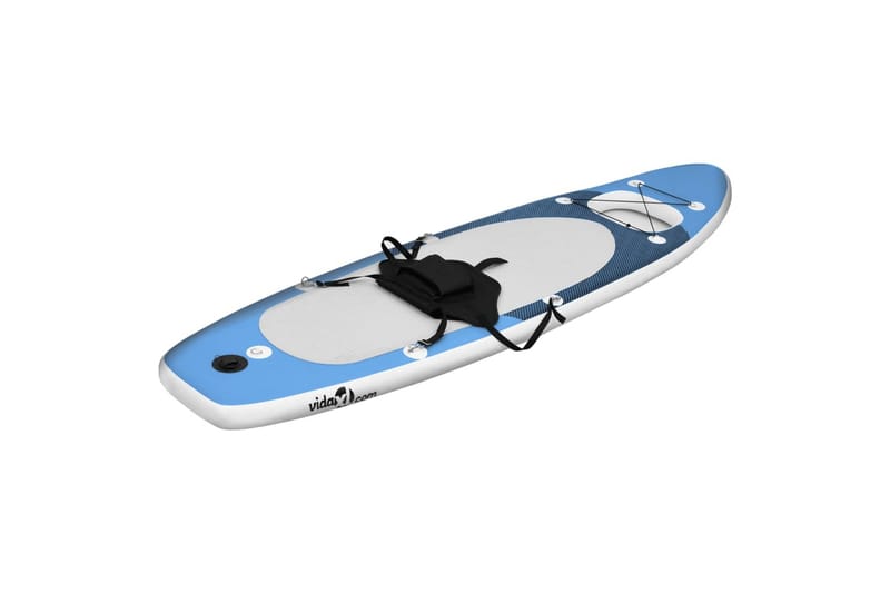 Upplåsbar SUP-bräda set blå 330x76x10 cm - Blå - SUP & paddleboard