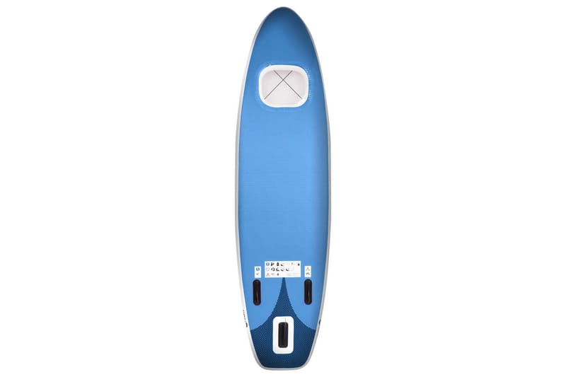 Upplåsbar SUP-bräda set blå 330x76x10 cm - Blå - SUP & paddleboard