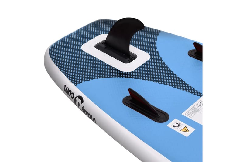 Upplåsbar SUP-bräda set blå 330x76x10 cm - Blå - SUP & paddleboard