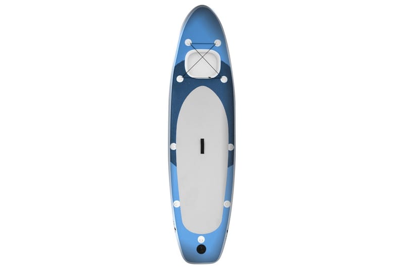 Upplåsbar SUP-bräda set blå 330x76x10 cm - Blå - SUP & paddleboard