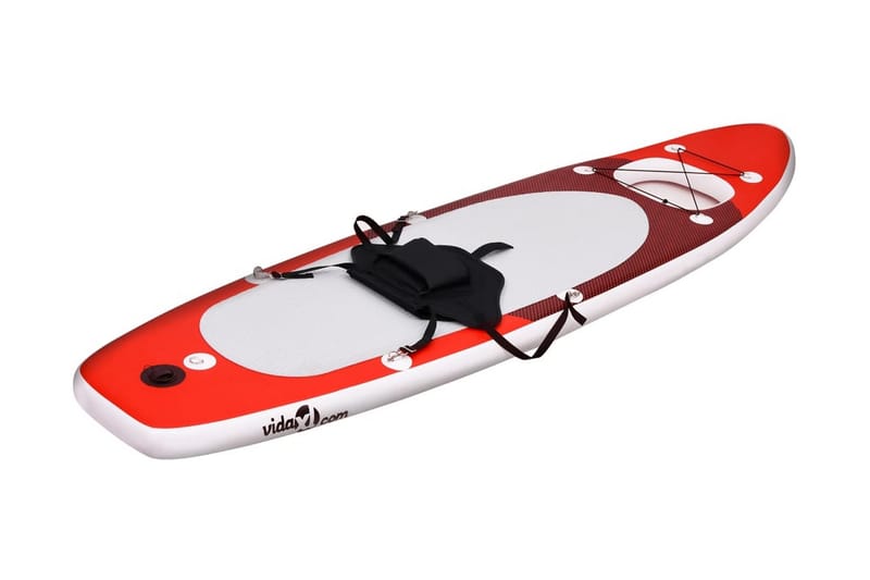 Upplåsbar SUP-bräda set röd 330x76x10 cm - Röd - SUP & paddleboard