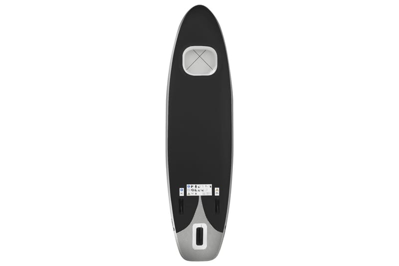 Upplåsbar SUP-bräda set svart 300x76x10 cm - Svart - SUP & paddleboard