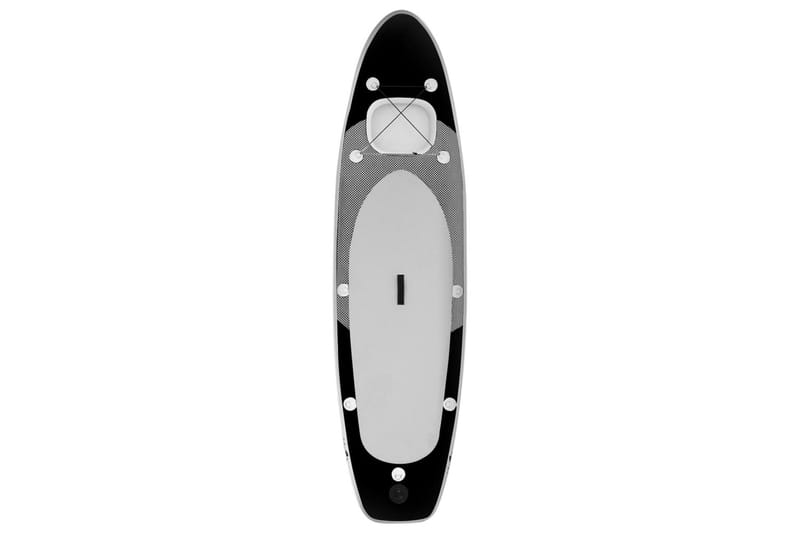 Upplåsbar SUP-bräda set svart 300x76x10 cm - Svart - SUP & paddleboard