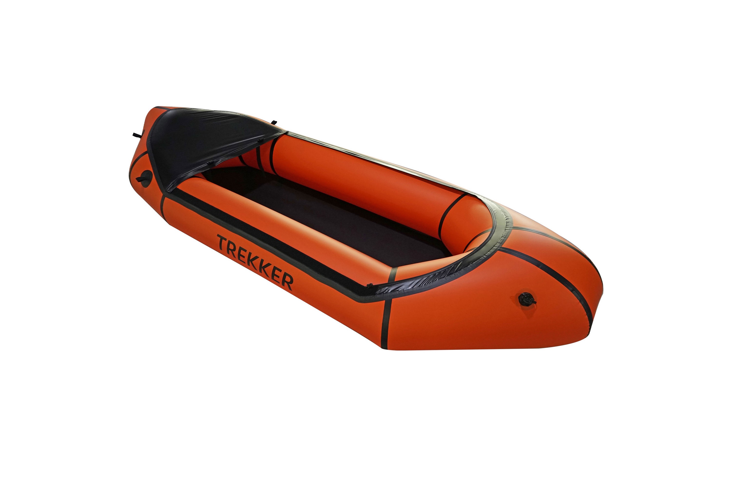 Trekker Packraft Inkl. Spraydeck 255 cm - Orange Gummibåt & ribbåt