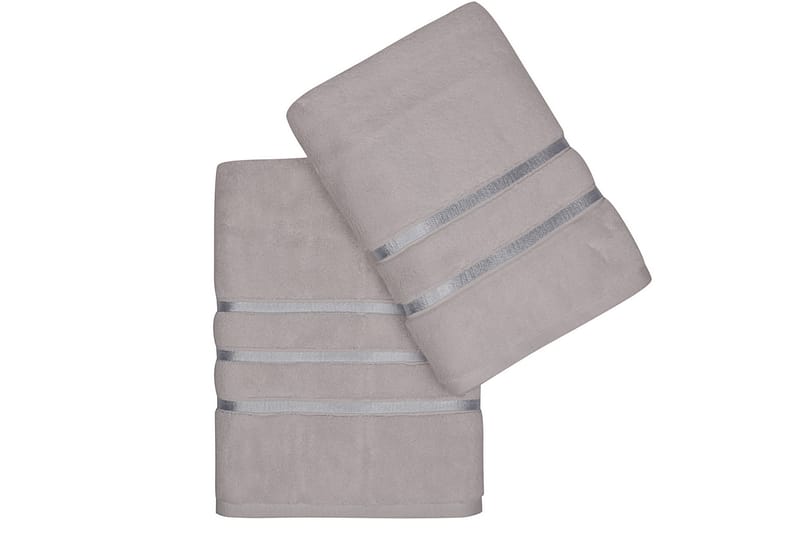 Ashburton Handduk 2-pack - Ljusgrå - Textil & mattor - Badrumstextilier - Handduk