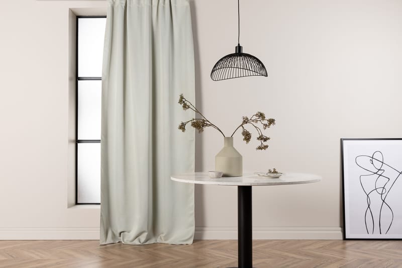 Broddamoll Gardin 90x135 cm - Offwhite - Kanallängd