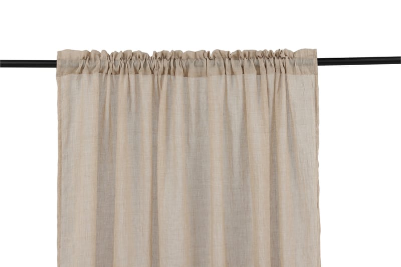 Elena Gardin 135x240 cm - Beige - Textil & mattor - Gardiner - Gardinlängder - Kanallängd