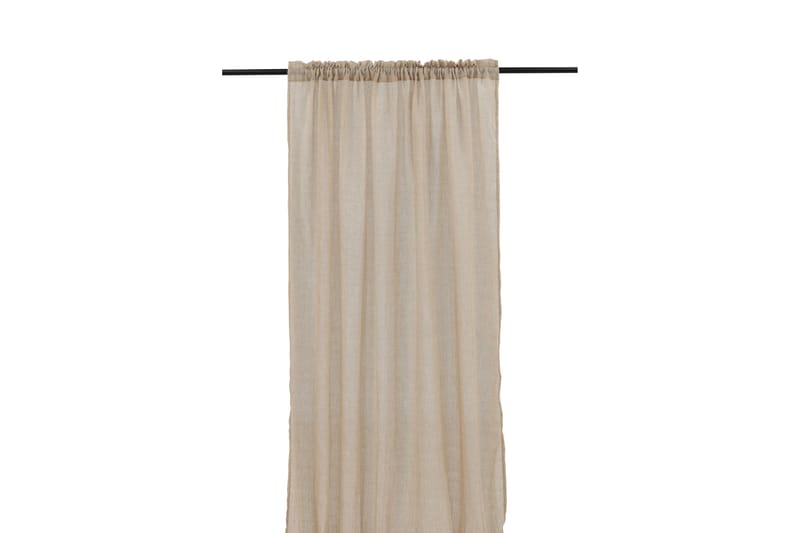 Elena Gardin 135x290 cm - Beige - Textil & mattor - Gardiner - Gardinlängder - Kanallängd