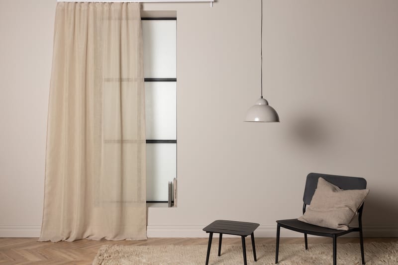 Kaya Gardin 140x240 cm - Beige - Textil & mattor - Gardiner - Gardinlängder - Kanallängd