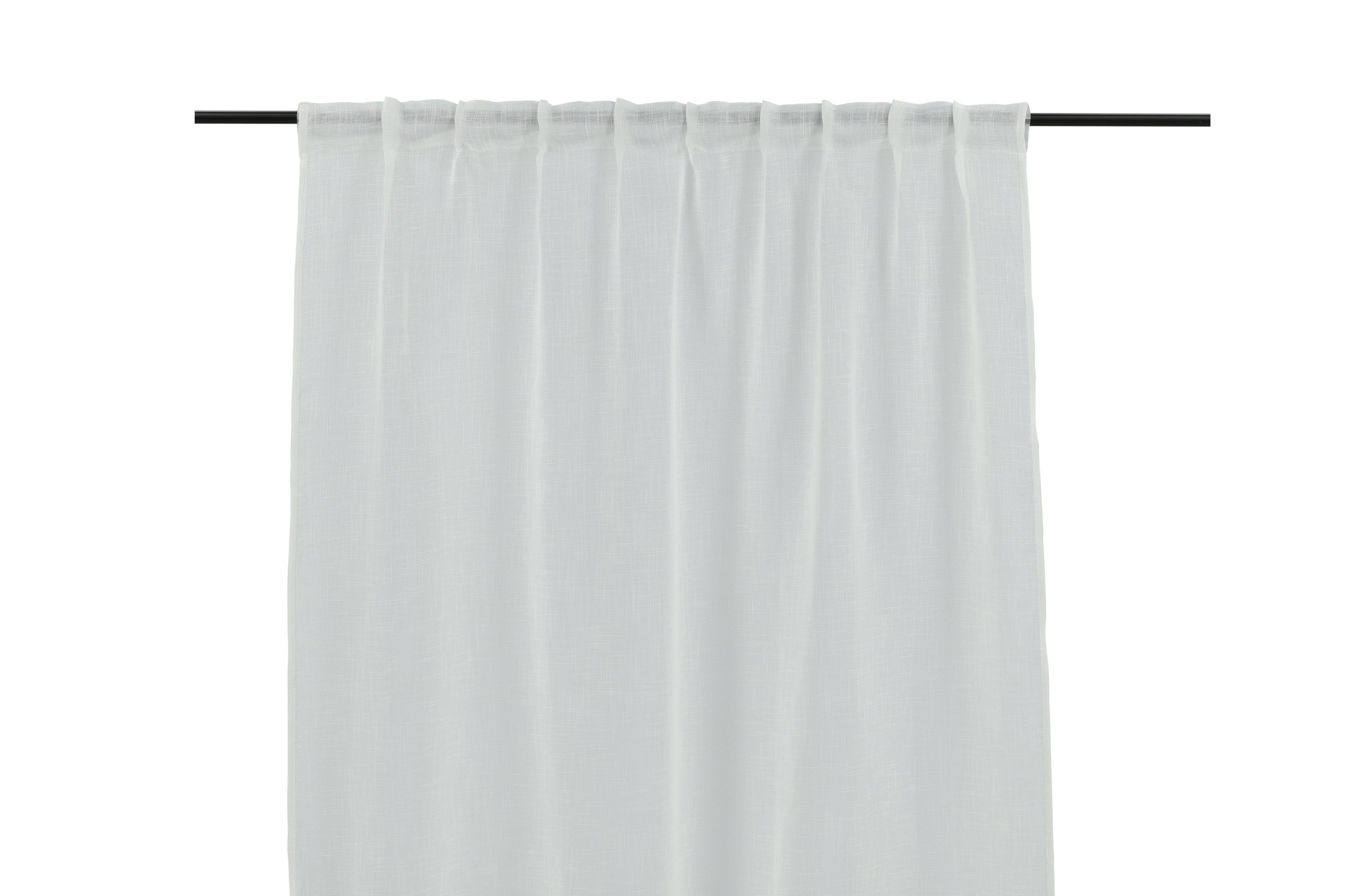 REA/Black Friday Snogerod Gardin 140x240 cm - Vit Kanallängd Tyg