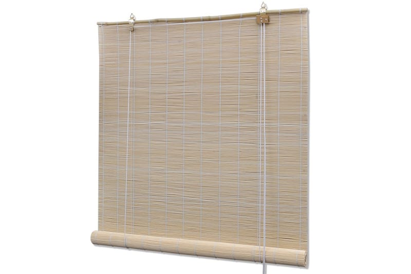 Rullgardin 100x160 cm naturlig bambu - Natur/Beige - Rullgardin